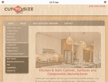 Tablet Screenshot of cuttosizetech.com